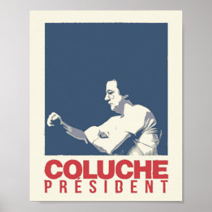 Affiche Coluche Président