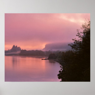 Affiche Columbia River Gorge, Sunrise, OU
