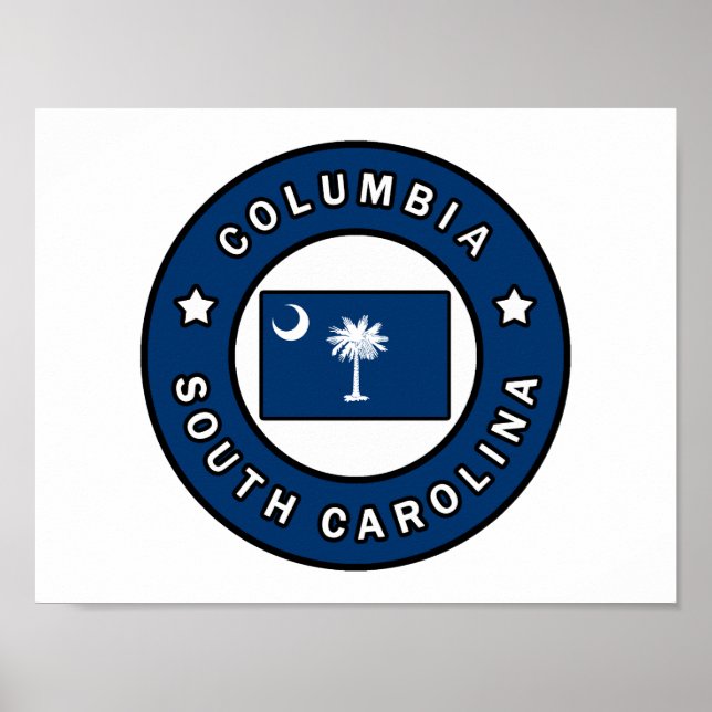 Affiche Columbia South Carolina (Devant)