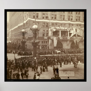 Affiche Columbian Parade Chicago IL 1892