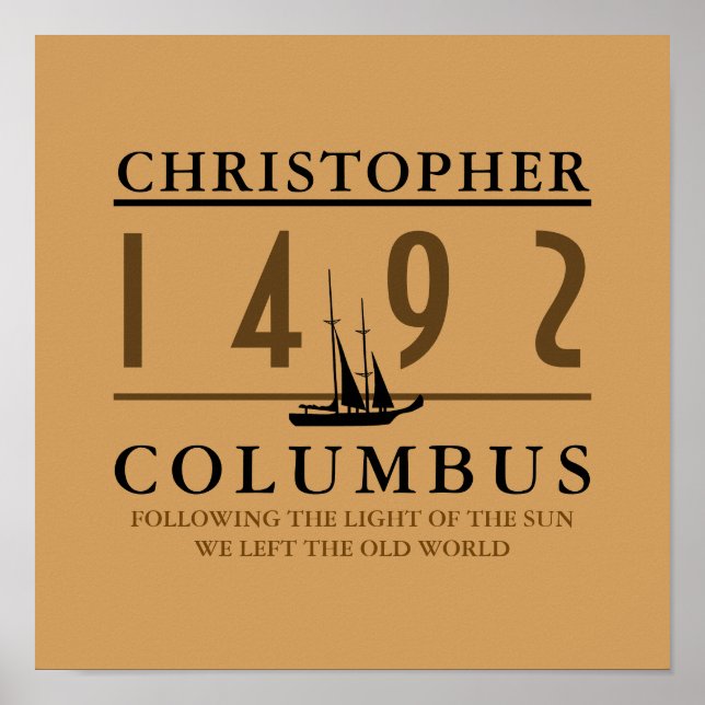 Affiche Columbus 1492 (Devant)