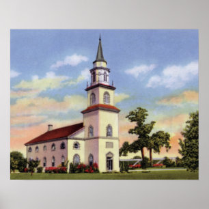 Affiche Columbus Georgia Fort Benning Chapelle
