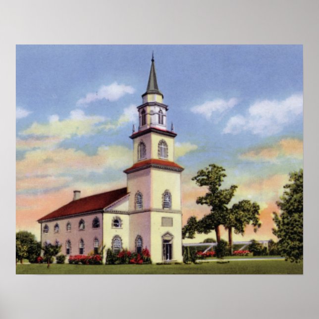 Affiche Columbus Georgia Fort Benning Chapelle (Devant)