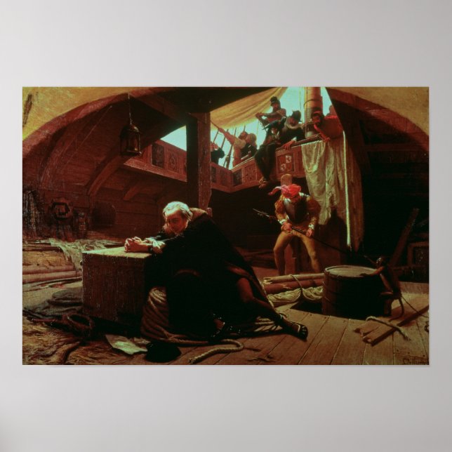 Affiche Columbus in Chains, 1863 (Devant)