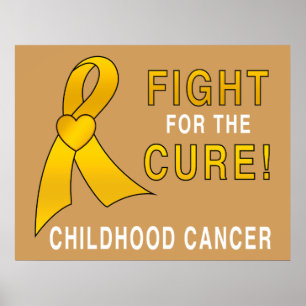 Affiche Combat de Cancer d'enfance pour le traitement