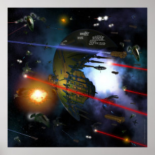 Affiche Combat de l'espace