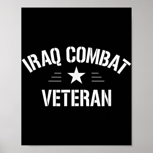 Affiche Combat vétéran d'Irak (Devant)