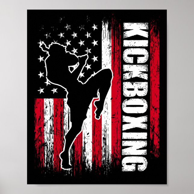 Affiche Combattant de kickboxing Combattant de kickboxing  (Devant)