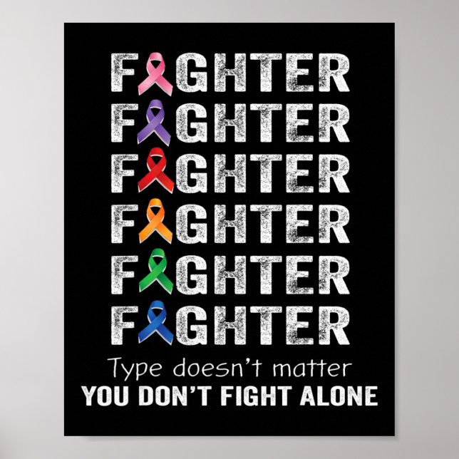 Affiche Combattant Journée mondiale de sensibilisation à l (Devant)