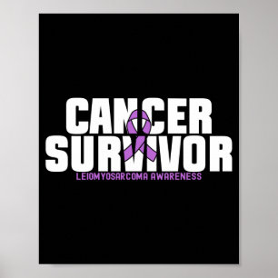 Affiche Combattant survivant du cancer de leiomyosarcome m