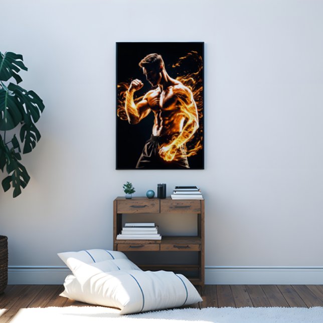 Affiche Combattants des arts martiaux mixtes (Créateur téléchargé)