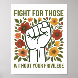 Affiche Combattez Pour Ceux Qui N'Ont Pas Votre Devis Priv
