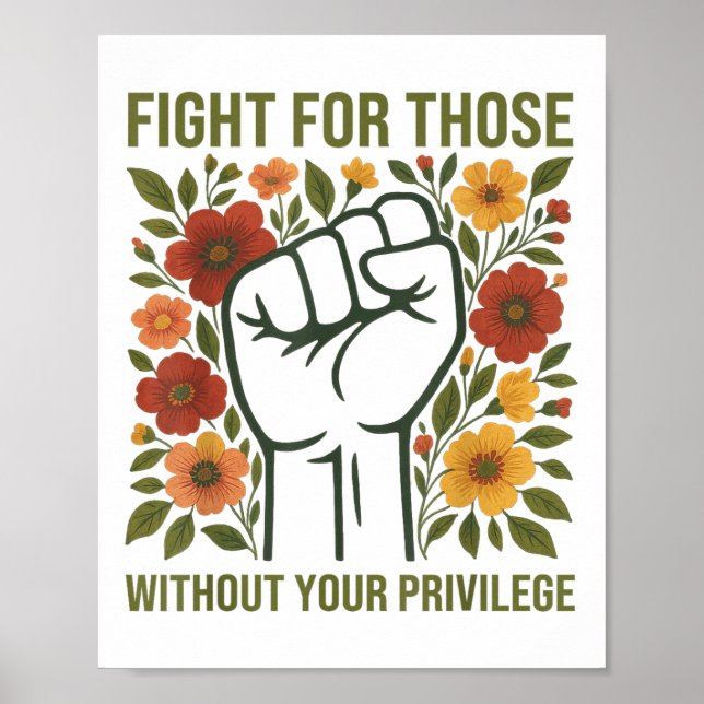 Affiche Combattez Pour Ceux Qui N'Ont Pas Votre Devis Priv (Devant)