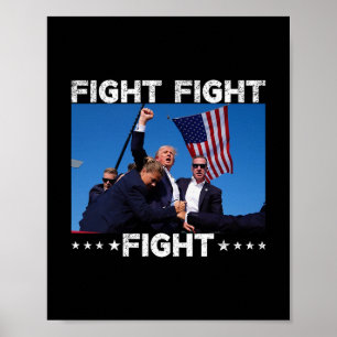 Affiche Combattre Combattre Combattre Trump Votez Trump
