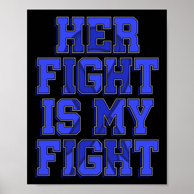 Affiche Combattre est mon combat Ataxia Mouvement Trouble  (Devant)