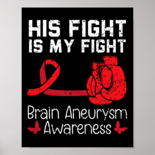 Affiche Combattre Est Mon Combat État Médicale Aneurysm Aw