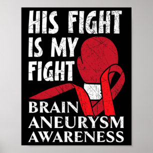 Affiche Combattre Est Mon Combat État Médicale Aneurysm Aw