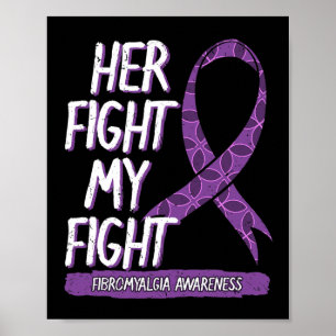 Affiche Combattre est mon combat Fibromyalgie saine Diet C