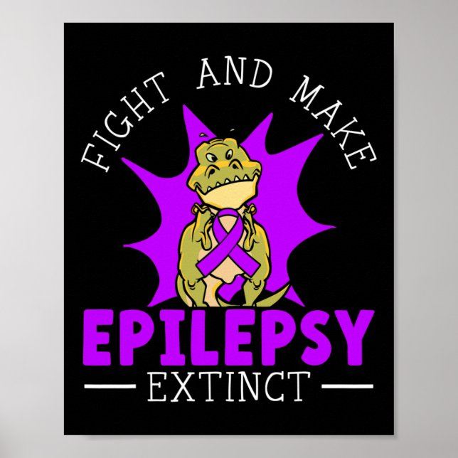Affiche Combattre Et Faire De L'Épilepsie Épileptique Éloi (Devant)