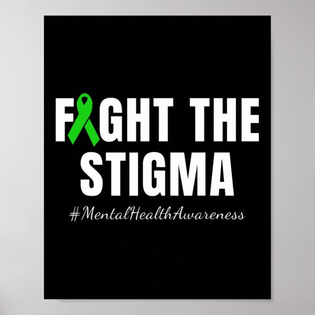 Affiche Combattre la stigmatisation Mois de la sensibilisa (Devant)