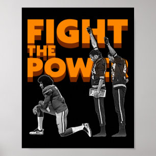 Affiche Combattre le sticker Power Black Power Salute
