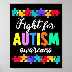 Affiche Combattre pour le soutien à la sensibilisation à l