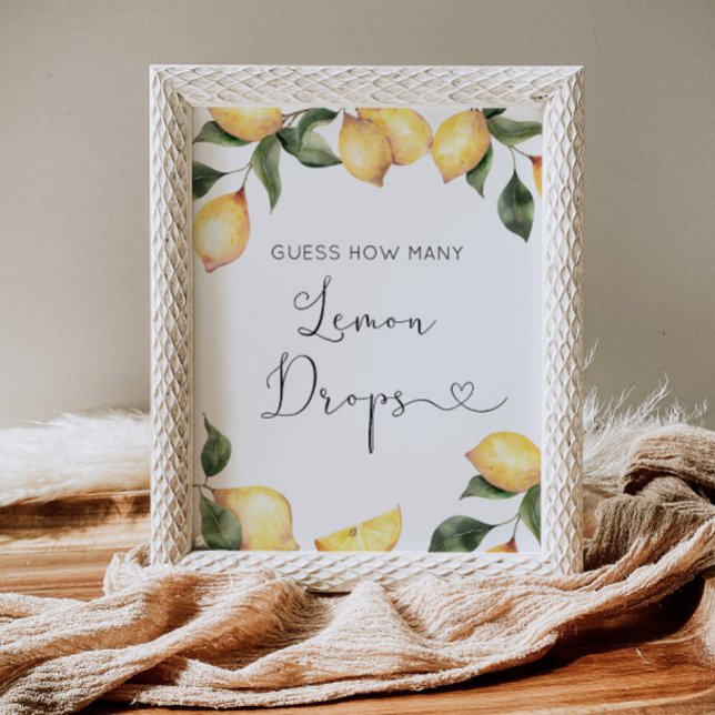 Affiche Combien de bonbons au citron y a-t-il dans le pot (Créateur téléchargé)