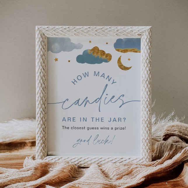 Affiche Combien de bonbons Twinkle petit Baby shower étoil (Créateur téléchargé)