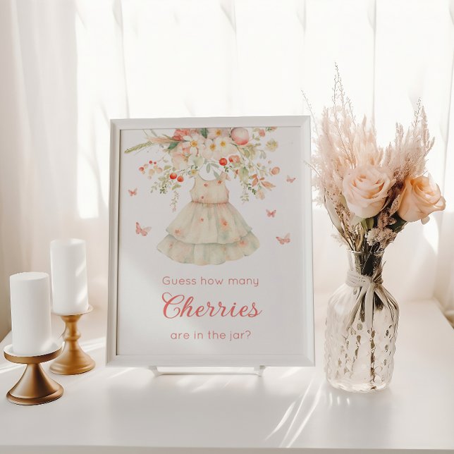 Affiche Combien de cerises dans le pot Clothesline Baby (Créateur téléchargé)