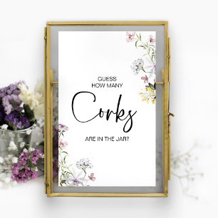 Affiche Combien De Corks Sont Dans La Fête des mariées Des