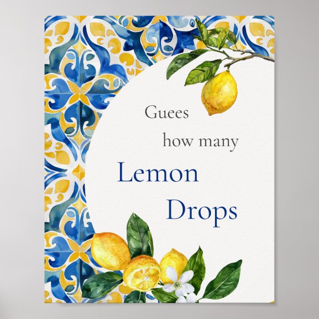 Affiche Combien de gouttes de citron 25e anniversaire (Devant)