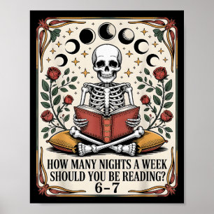 Affiche Combien de nuits Memes de lecture 6 7 Amoureux de