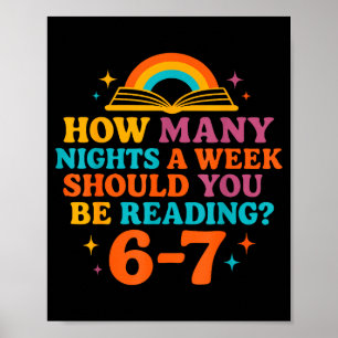 Affiche Combien de nuits par semaine devriez-vous lire 67