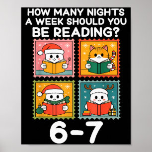 Affiche Combien de nuits par semaine devriez-vous lire 67 
