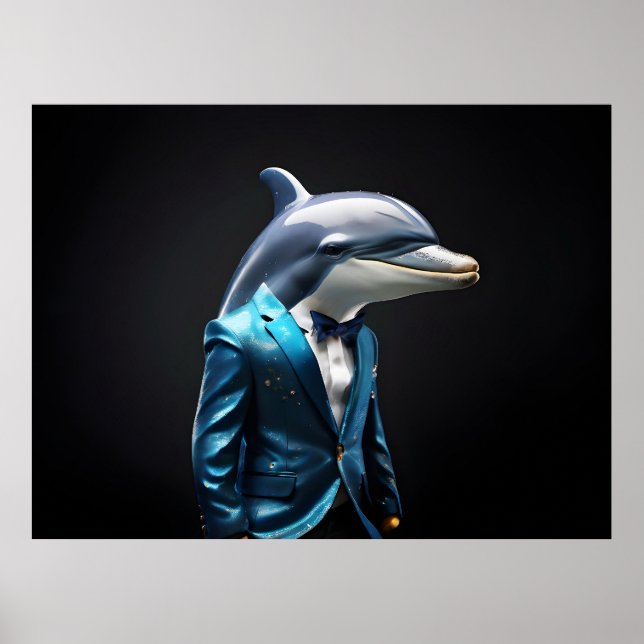 Affiche Combinaison dauphin (Devant)