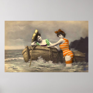 Affiche Combinaison De Bain Scanadllée