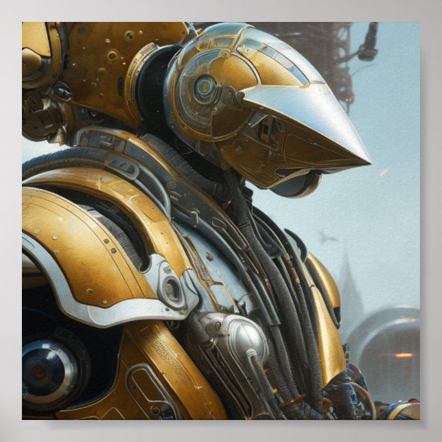 Affiche Combinaison de bataille Sci Fi (Devant)