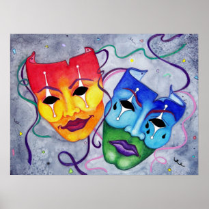 Affiche Comédie et tragédie