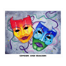 Comédie et tragédie Imprimer