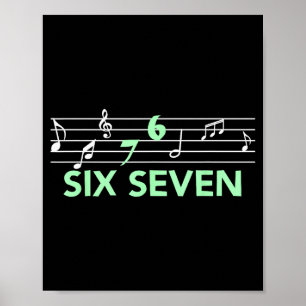 Affiche Comédie musicale 67 Musique Mème Argot Six Sept Mu