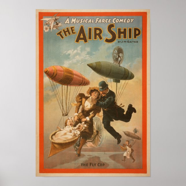 Affiche Comédie musicale Farce, The Air Ship Theatre 2 (Devant)