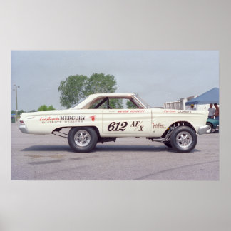 Affiche Comète de mercure A F/X - Glisser Vintage