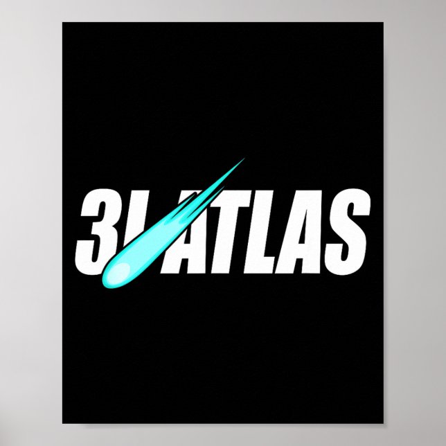 Affiche Comète intersidérale 3i_atlas (Devant)