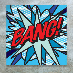 Affiche Comic Book Pop Art BANG