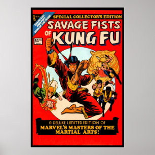 Affiche Comic No 1 Première Édition - Poings sauvages de K