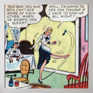 Affiche Comic vintage classique