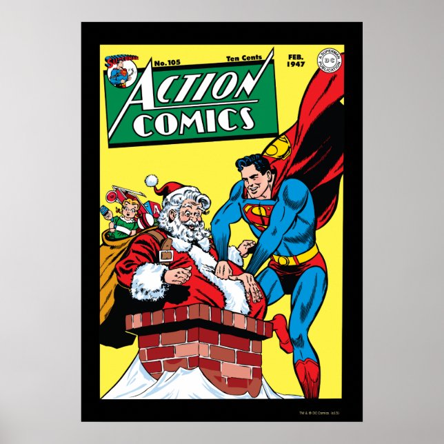 Affiche Comics d'action #105 (Devant)