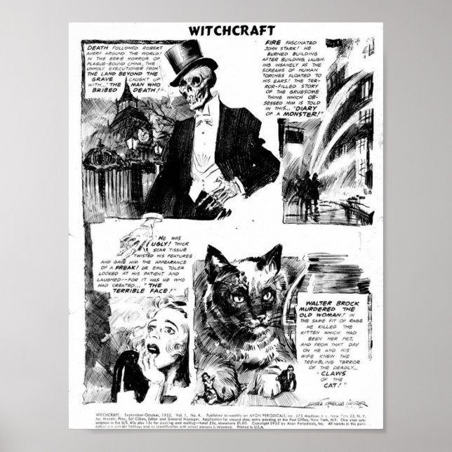 Affiche Comique vintage (Devant)