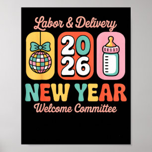 Affiche Comité de bienvenue pour la nouvelle année 2026 po