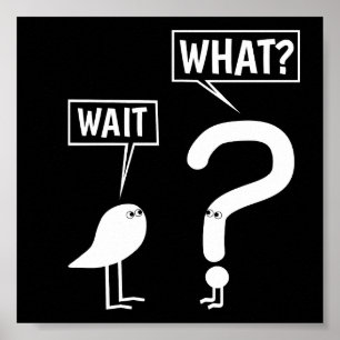 Affiche Comma De Grammaire Drôle Et Point De Question Atte